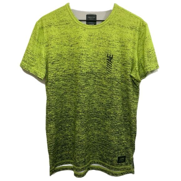 AMERICAN EAGLE OUTFITTERS Active Flex T-Shirt Men’s Medium Neon Green Black. - Picture 1 of 10